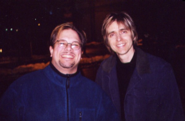 Todd and Eric Johnson after his Odeon show...!